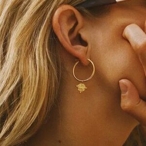 Missoma Gold Vermeil Hoop Earrings